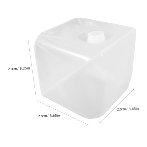 balacoo Foldable Water Storage Bucket Camping Water Storage Tank Portable Collapsible Container Lid Outdoor for Hiking Fishing