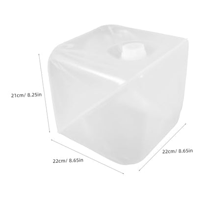 balacoo Foldable Water Storage Bucket Camping Water Storage Tank Portable Collapsible Container Lid Outdoor for Hiking Fishing