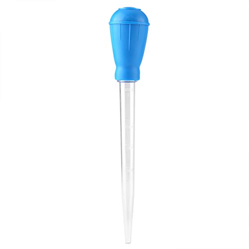 Fish Tank Pipette, Plastic Water Cleaner, Aquarium Cleaner and Feeder with Measurement Scales for Mini Tanks