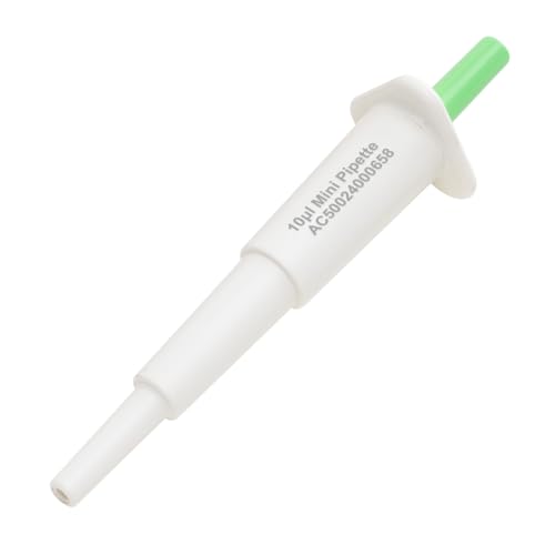 1 PCS 10μl Fixed Mini Volume Pipette, High Accurate Single-Channel Micropipette Lab Pipette Pipettor for Laboratory School, Green - color: 10ul-light green