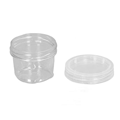 Camping Box, Portable Clear Food Grade PET Seasoning Holders, Spice Containers 5PCS with Mesh Storage Bag for Outdoor Picnic BBQ Travel Fishing