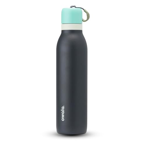 Owala FreeSip Twist Stainless Steel Water Bottle 24 oz Foggy Tide - color: Foggy Tide, size: 24 Ounces