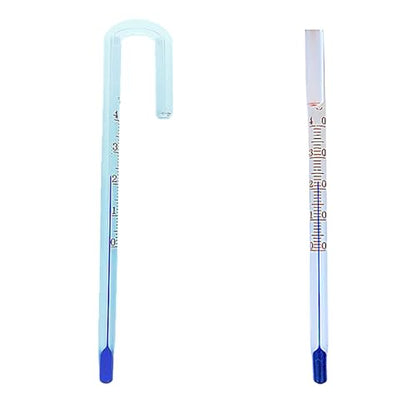 Fish Aquarium Liquid-in-Glass Thermometer Type Cane-shape Thermometer Temperature Meter, Wall hook 1cm wide - size: Wall hook 1cm wide