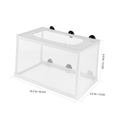 BESPORTBLE 2pcs Fish Net Fry Hatchery Incubator with Cups for Aquarium Isolation Box for Breeding Fish Increases Survival Rate