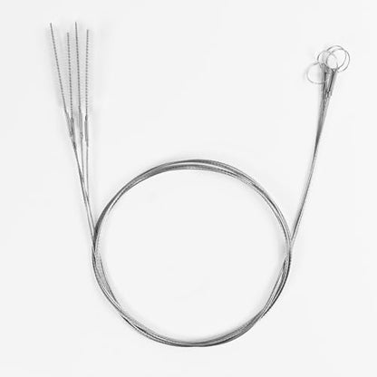 60 Inches Extra Long Straw Cleaner Brush - White Pipe Cleaners for Kegerator, Feeding Tube, Siphon Hose, Sunroof Drain, Refrigerator Drain and Water Pipes - 4PCS (White)