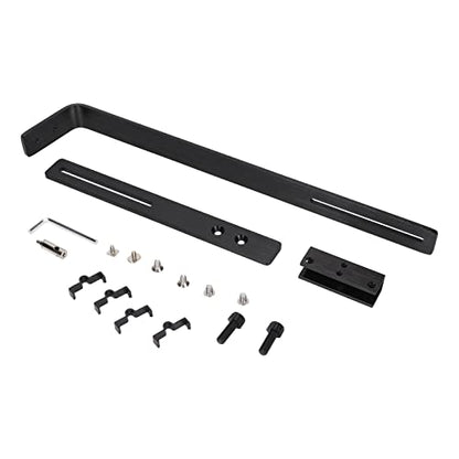 Aquarium Light Stand Adjustable Height 12 to 24 Inches Universal Mount for Fish Tank Lighting Bracket Supports 15 Lbs Weight Black Finish for Stable Light Fixing in Large Deep Aquariums