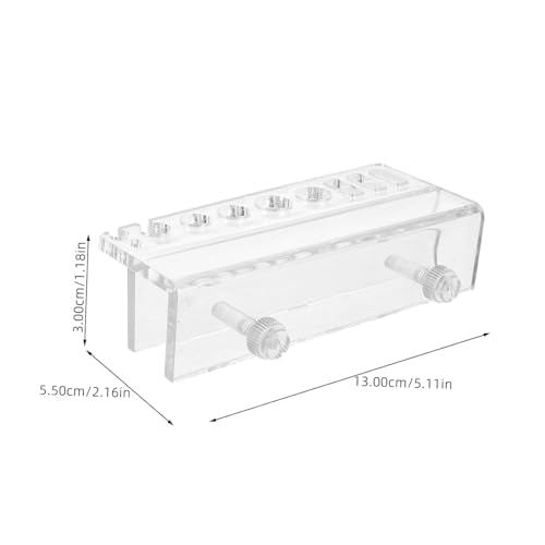 GANAZONO Aquarium Tool Holder -Mounted Organizer for Scissors Tweezers and Maintenance Tools Space-Saving Storage for Fish Tank Care