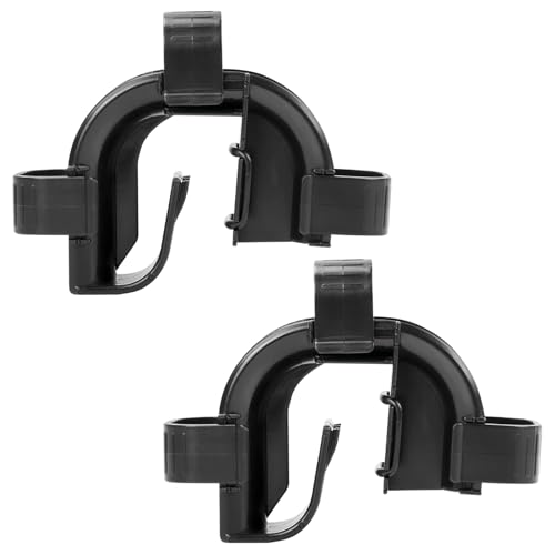 2 Pack Rim Connector Replacement for Fluval Fx4/Fx5/Fx6 Parts, High Performance Canister Filter Accessories, Hose Fitting Rim Connector and Clips Bracket Adapter Parts for Aquarium Fish Tank Filters