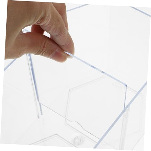 Happyyami Fish Breeding Container Transparent Divider Tank Removable Partition for Guppy Shrimp and Clownfish Breeder Box for Aquariums