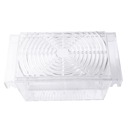 Breeding Box Acrylic Aquarium Fish Tank Isolation Breeder Box Fish Hatching Tank for Betta and Guppy Fry Rearing