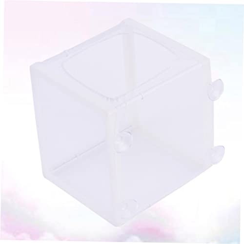 FOMIYES 3pcs Fish Net for Fish Tank Aquarium Breeding Box Net Box with Plastic Frame Suction Cups