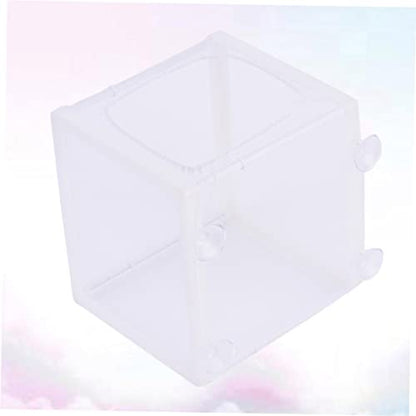 FOMIYES 3pcs Fish Net for Fish Tank Aquarium Breeding Box Net Box with Plastic Frame Suction Cups