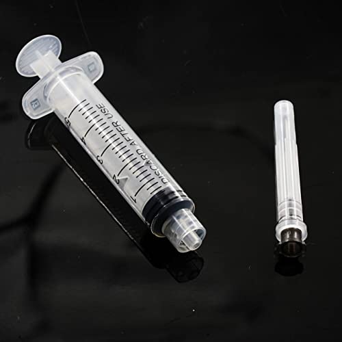 15Pack 5ml/cc Plastic Measurement Syringes and 22Ga for Scientific Labs, Industrial Adhesives, Individually Package - style: 15 Pack - 5ml 22G 1.25 Inch