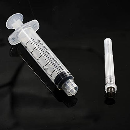 15Pack 5ml/cc Plastic Measurement Syringes and 22Ga for Scientific Labs, Industrial Adhesives, Individually Package - style: 15 Pack - 5ml 22G 1.25 Inch