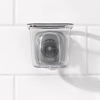 OXO Good Grips Stronghold Suction Multipurpose Shower Accessory Cup,Clear, - style: Accessory Cup