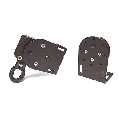 Replacement Mounting Brackets Kit for Coolaroo Exterior Cordless Roller Shades Outdoor Blinds(Brown)