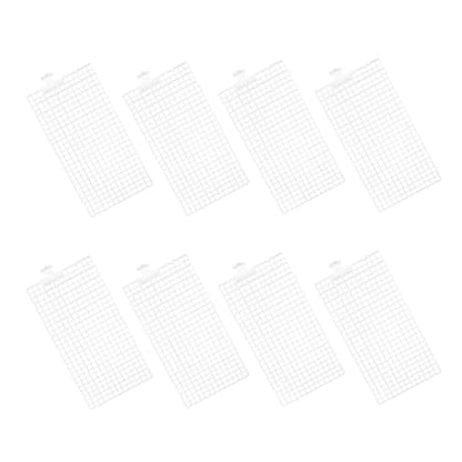Aquarium Fish Tank Divider with Suction Cups White Isolation Boards Anti-Jumping Transparent Partition for Peaceful Multi-Species Aquatic Tank Separation and Reusable Use