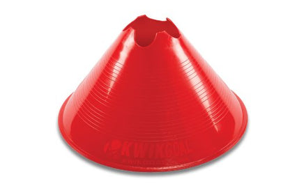 Kwik Goal Jumbo Disc Cones, Pack of 12 - color: Red