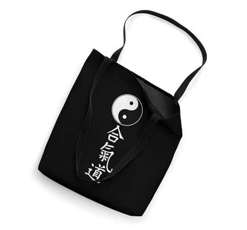 Martial Arts Aikido Tao Yin Yang Symbol Chinese Characters Tote Bag