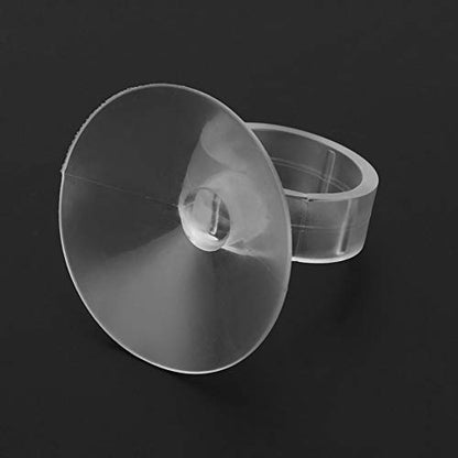 Naroote Aquarium Suction Cups, 20Pcs Set Fish Sucker for Securing Tube, Airline Tubes, Elastic Gel Fish Suction Cup with Good Suction and Easy Installation (1/2)