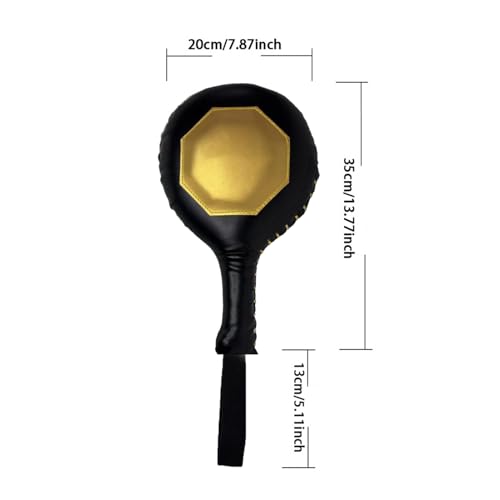 Boxing Target Reinforced Stitching Adjustable Portable Lightweight - color: Gold