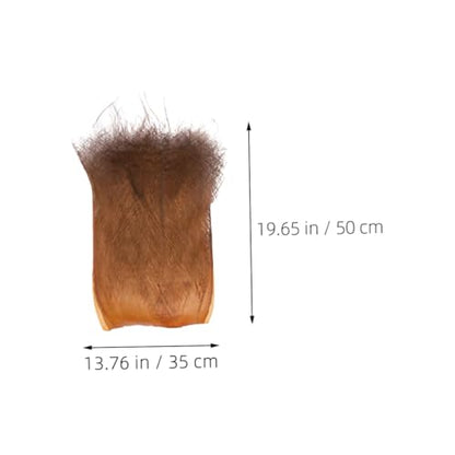 GARVALON 5 Sheets Artificial Palm Tree Bark Decor Natural Palm Fiber Landscaping Background for Garden Aquarium and Plant Displays Vivid Decorative Bark for DIY Projects