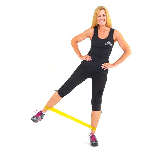 Black Mountain Products Loop Resistance Exercise Bands with Carrying Case (Set of 5), 9 inch