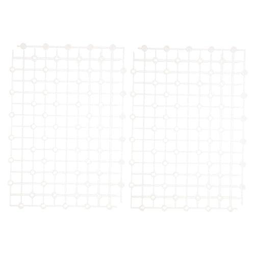 2pcs -Resistant Aquarium Divider Panels for Fish Tank Professional Gravel Board Isolation System Easy to Install Bottom Accessory