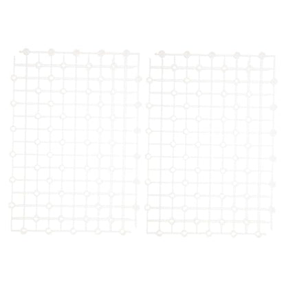 2pcs -Resistant Aquarium Divider Panels for Fish Tank Professional Gravel Board Isolation System Easy to Install Bottom Accessory