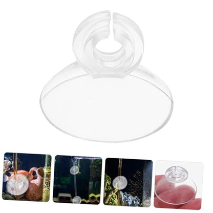 WOONEKY 30pcs Aquarium Cup Clips Oxygen Tubing Holders for Fish Tanks Material Fixation Easy to Install and Aquarium Aesthetics