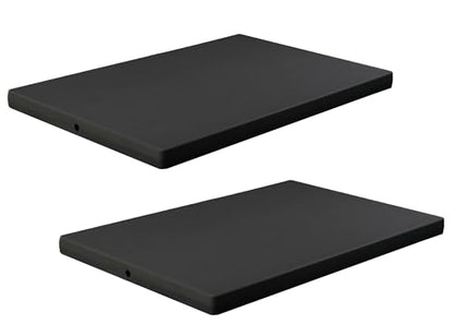 Confer Plastics Equipment Pad – 24" x 36" Heavy-Duty Base for Pool Equipment, Generators & AC Units – Weather-Resistant, Rib-Reinforced, Easy to Install – Made in USA (2, Black, 24x36)
