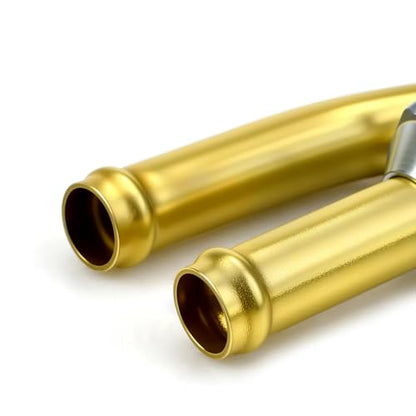 M14x1.5 Transmission Cooler Line Connector Compatible with Toyota Tacoma 2.4L 2.7L 3.4L (1995–2004), Brass Radiator Oil Fitting, 2PCS, Leak Repair Replacement