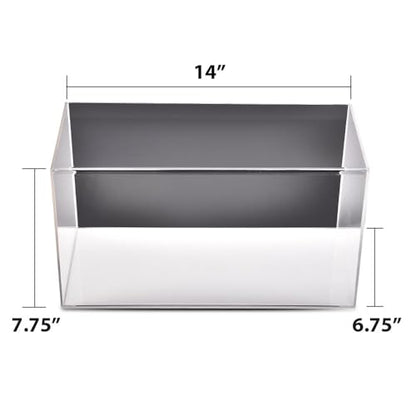 G-PLUS Boxing Glove Display Case Baseball Mitt UV-Protected Display Case Wall Mount Horizontal Show Case Acrylic(Not Suitable for Vertical Hanging)