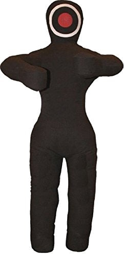 Bestzo MMA Martial Arts Brazilian Grappling Dummy-Standing Position Canvas Black-Unfilled - size: 48 inches (4 ft)