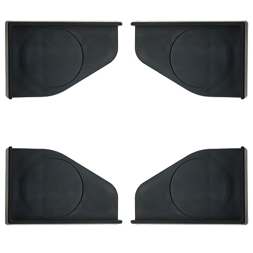 heyous 4PCS Black Plastic Fish Tank Corner Protector Aquarium Glass Angle Cover for Home