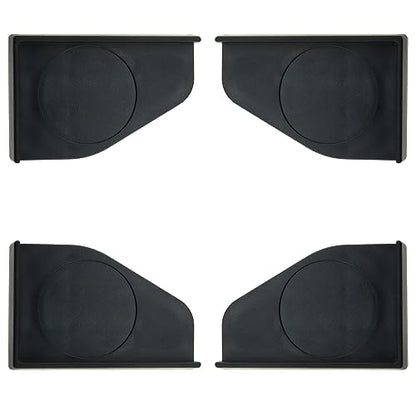 heyous 4PCS Black Plastic Fish Tank Corner Protector Aquarium Glass Angle Cover for Home