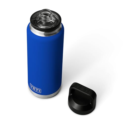 YETI Rambler 36 oz Bottle, Vacuum Insulated, Leakproof, Stainless Steel with Chug Cap - color: Royal Blue