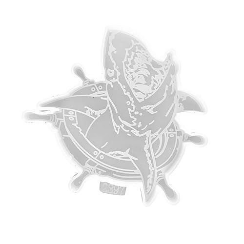 Shark Shape DIY Silicone Coaster for Epoxy Resin Mat Creative Table Decor for Home and Coffee Lovers
