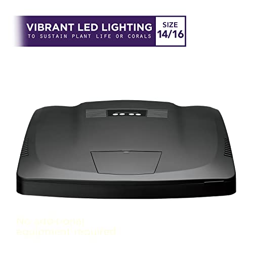 Coralife BioCube LED Aquarium Fish Tank Replacement Lid Canopy, 14/16 Gallon