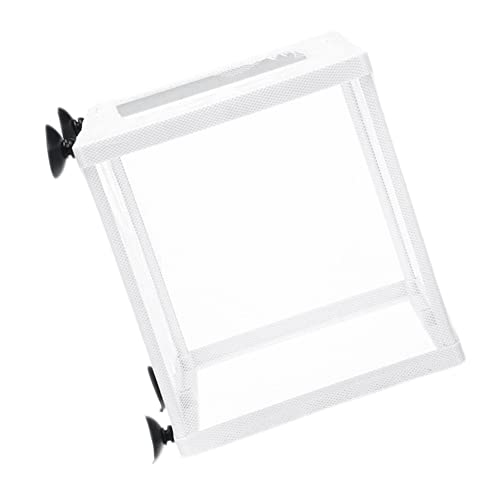 Fish Nursery for Aquarium, Fish Breeder Net, Fish Hatchery Isolation Box, Baby Fish Tank Divider with Suction Cups, Small Size, 14.5cmx15.5cmx16cm