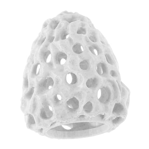 POPETPOP Aquarium Shrimp Cave Dome Hideout with Suction Cup Multi Design for Betta Fish Shrimp Easy to Decoration Safe Breeding Shelter for