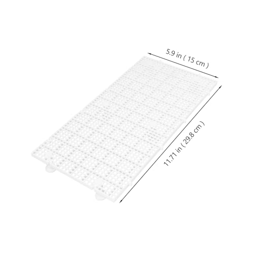 BESPORTBLE 1set Fish Tank Isolation Board Aquarium Divider for Fish Breeding Species Separation Water Circulation Mesh Panel Support Posts