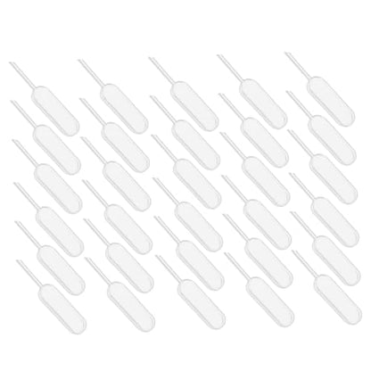 Ipetboom 100pcs Precision Plastic Pipettes Droppers Sample Transfer Pipettes Lab Liquid Measuring Droppers Storage Containers