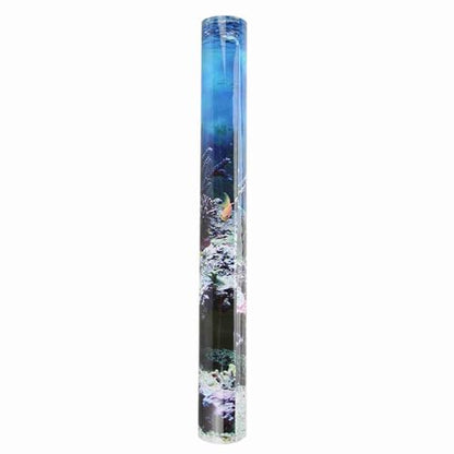 Fish Tank Background Paper Poster, PVC Adhesive Coral Reef Aquarium Background 61x41cm Underwater Fish Tank Decoration Easy to Apply Backdrop for Stunning Background Scene Display (76*46cm)