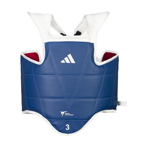Adidas WT Taekwondo Martial Arts TKD Body Protector Chest Guard - size: 3 (Medium)
