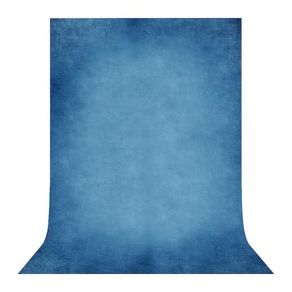 Blue Photography Backdrops for Photoshoot, Vintage Abstract Portrait Photo Backdrop, Photo Booth Props 6x9ft