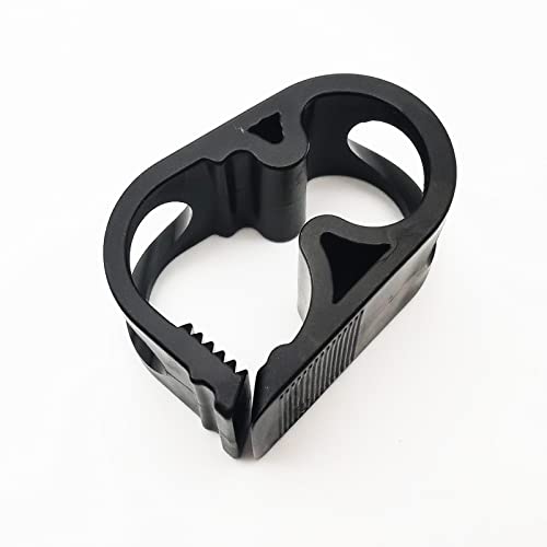 10PCS Black Adjustable Plastic Hose Clamps 6-12mm/1/4''-1/2'' Shut off Plastic Pinch Clamp Siphon Hose Flow Control Valve Laboratory Tube Clamp - size: Black for tube OD 1/4''-1/2'' (6-12mm)
