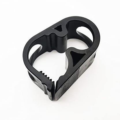 10PCS Black Adjustable Plastic Hose Clamps 6-12mm/1/4''-1/2'' Shut off Plastic Pinch Clamp Siphon Hose Flow Control Valve Laboratory Tube Clamp - size: Black for tube OD 1/4''-1/2'' (6-12mm)