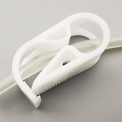 10PCS 10-16mm/2/5''-2/3'' Plastic Clamps for Tubing 8 Grades Adjustable Flow Control Plastic Clips Shut off Laboratory Industry Hose Pinch Valve - size: for tube OD 2/5''-2/3'' (10-16mm)