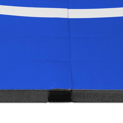 Meister FlexFloor Wrestling Mat - 10ft x 10ft Roll-Up Pro Training Mat for Home & Gym - color: Blue